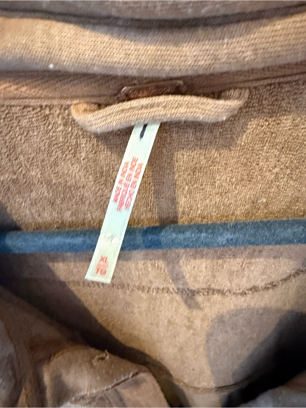 Free People Sweatshirt Hi Lo Slouchy Button Pockets Burnt Sienna Brow - Picture 6 of 10